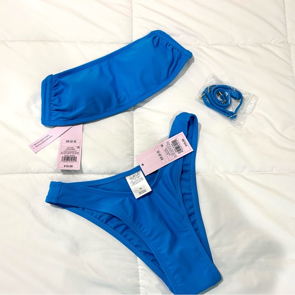 <<<SOLD>>>WILDFABLE Blue Bikini Brand New with tags - Picture 1 of 1